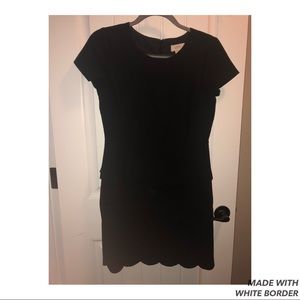 Loft Scalloped Dress